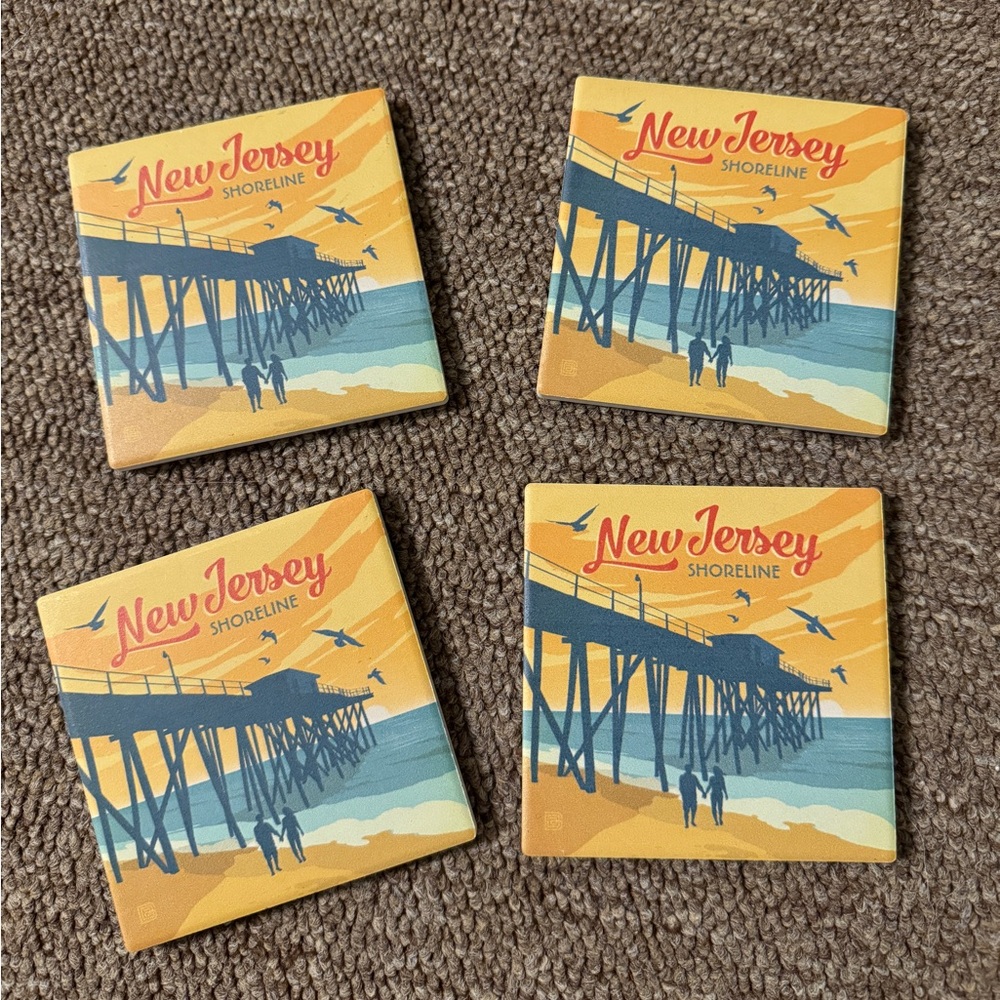 New Jersey shore coasters